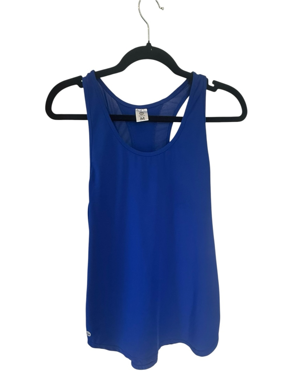 Senita Vibrant Blue Moisture-Wicking Workout Racerback Tank | Size Medium